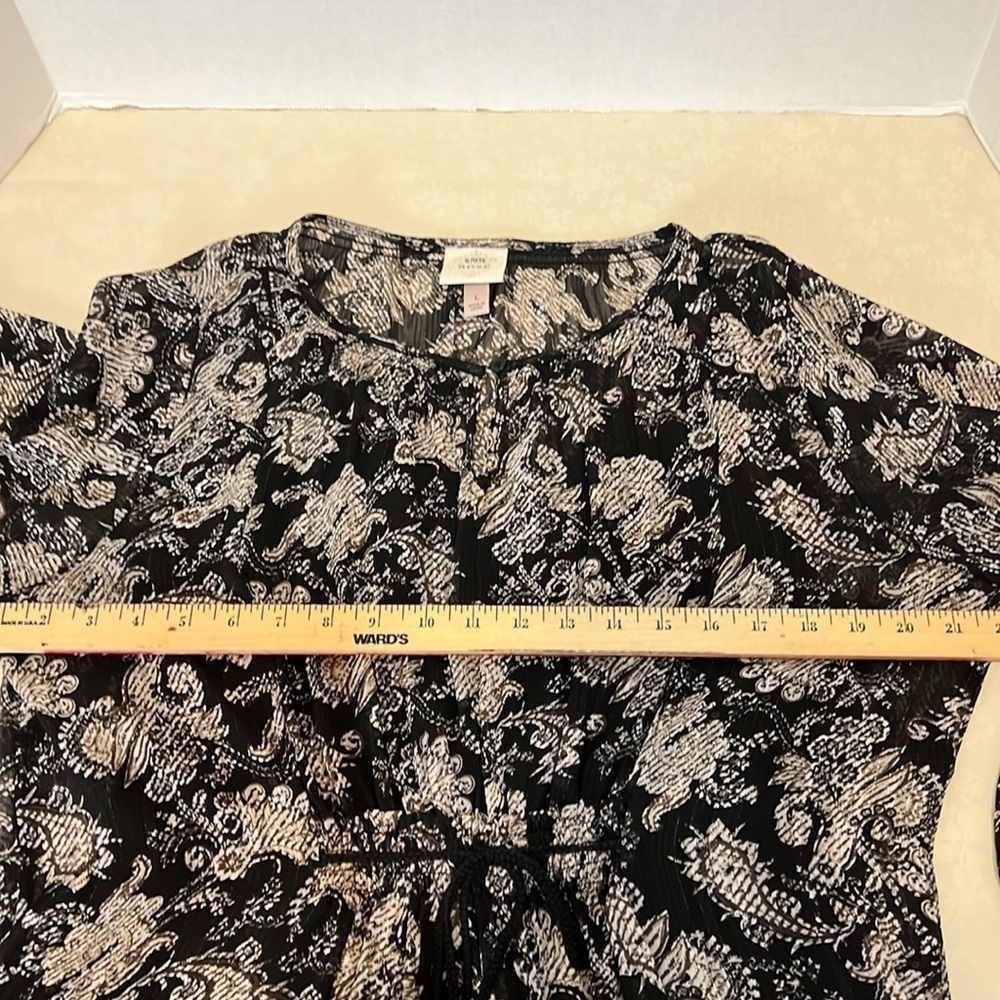 Knox Rose Dress Black/Beige with Lining Size L - Picture 8 of 11